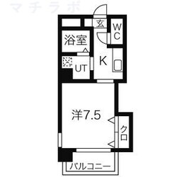 鶴舞駅 徒歩6分 7階の物件間取画像